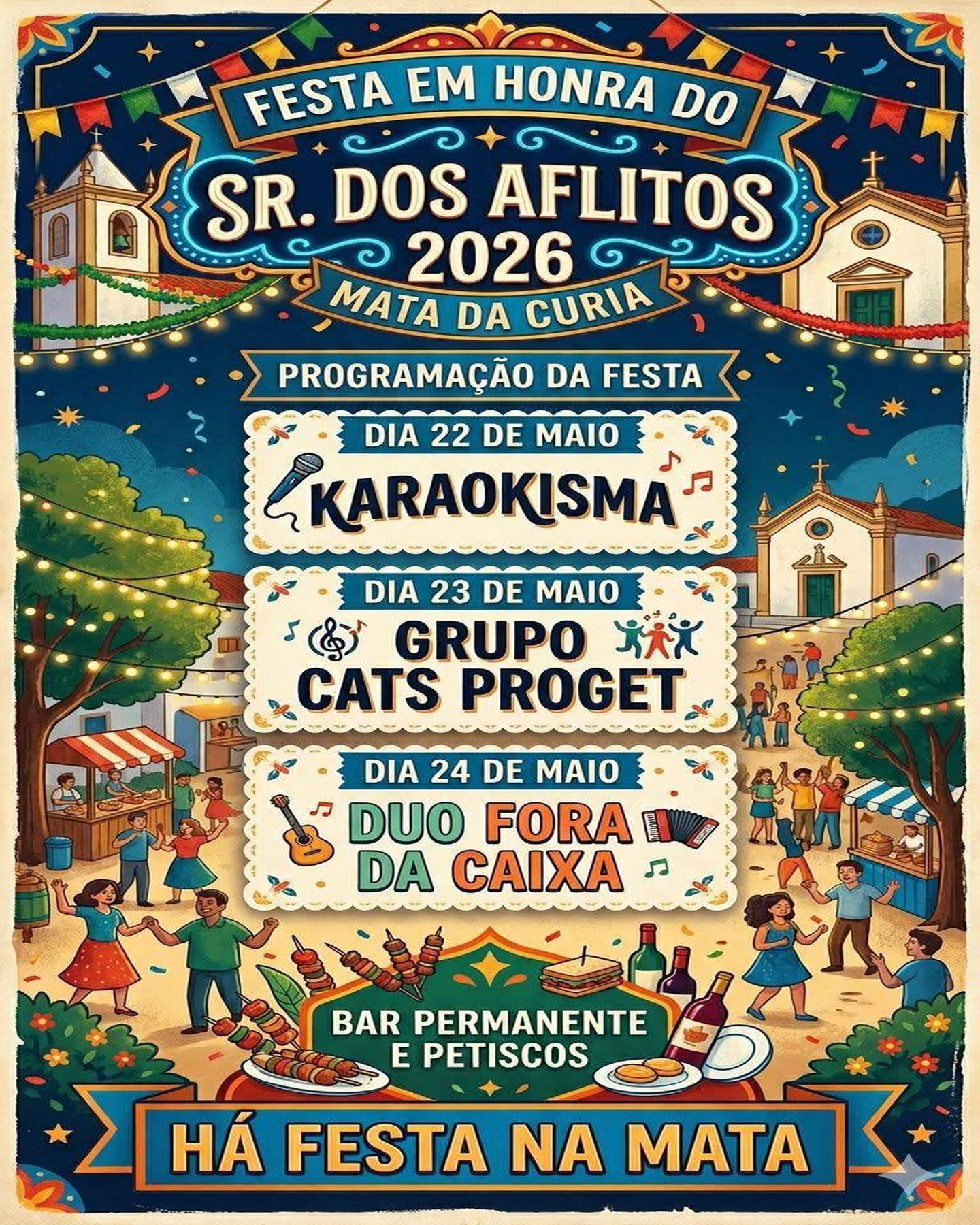 Festa Sr Aflitos - Mata, Tamengos
