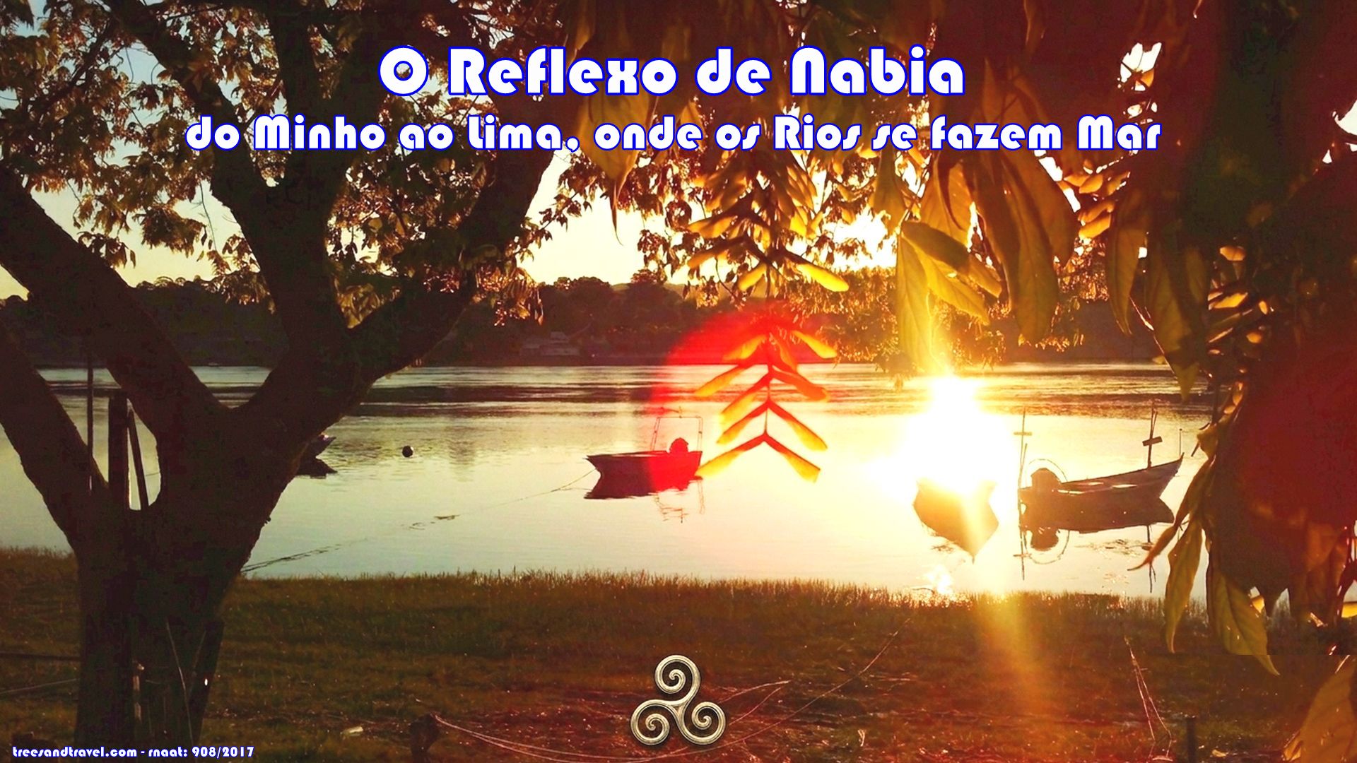 Reflexo do sol no Rio Minho