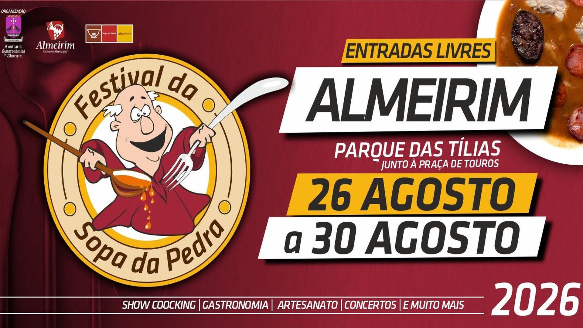 Cartaz Festival Sopa da Pedra